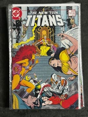 DC The New Teen Titans Comic Lot 6 Issues 4-9 1985 Marv Wolfman George Perez - Thumbnail 6