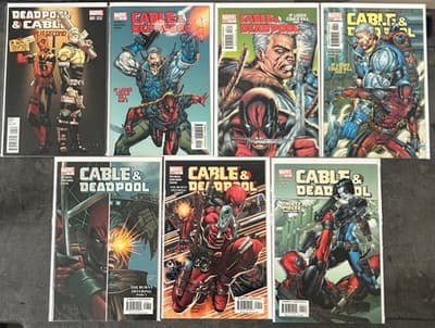 Marvel Cable & Deadpool Comic Lot 8 Issues 001 Variant 002 003 004 008 009 011 - Image 1