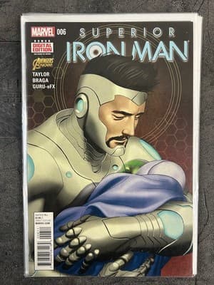 Marvel Superior Iron Man Comic Lot Issues 002 004 005 006 007 008 009 Bagged - Thumbnail 5