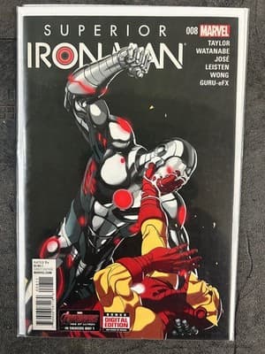 Marvel Superior Iron Man Comic Lot Issues 002 004 005 006 007 008 009 Bagged - Thumbnail 7