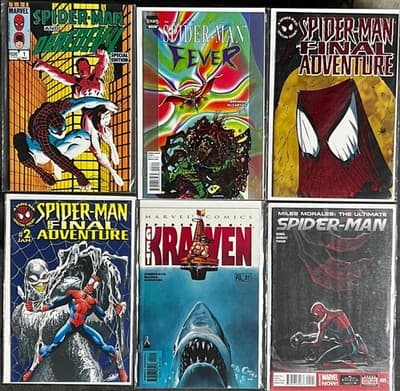 Marvel Spider-Man Comics Lot 6 Final Adv Daredevil Get Kraven Miles Morales - Image 1