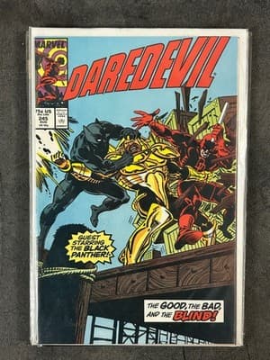 Marvel Daredevil Comic Lot 8 Issues 242-249 1988 BaggedBoarded Wolverine - Thumbnail 5