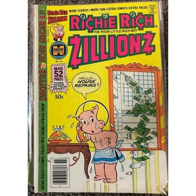 Richie Rich The Poor Little Rich Boy (1978 Harvey Comics) Lot of 4 - Thumbnail 5