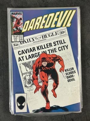 Marvel Daredevil Comic Lot 8 Issues 242-249 1988 BaggedBoarded Wolverine - Thumbnail 2