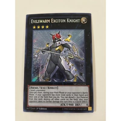 Evilswarm Exciton Knight 2014 Mega-Tins Mega Pack YUGIOH MP14-EN224 SEC - Image 1