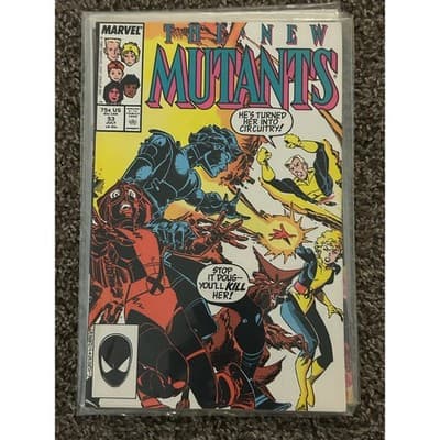 New Mutants #52, 53, 54, 55 (1986 Marvel) Lot of 4 - Thumbnail 4