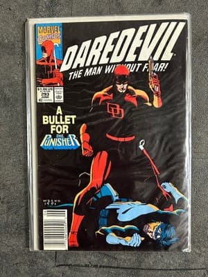 Marvel Daredevil Comic Lot 291-296 6 Comics 1991 The Man Without Fear Punisher - Thumbnail 4