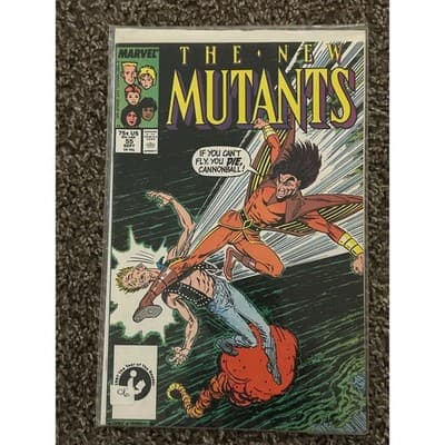New Mutants #52, 53, 54, 55 (1986 Marvel) Lot of 4 - Thumbnail 5