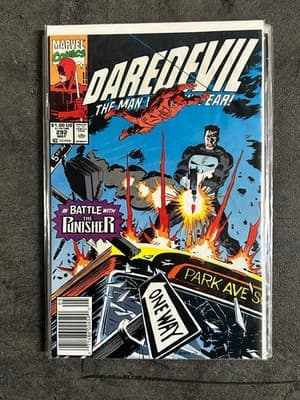 Marvel Daredevil Comic Lot 291-296 6 Comics 1991 The Man Without Fear Punisher - Thumbnail 3