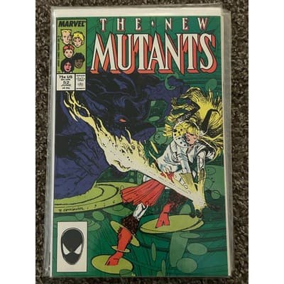 New Mutants #52, 53, 54, 55 (1986 Marvel) Lot of 4 - Thumbnail 2