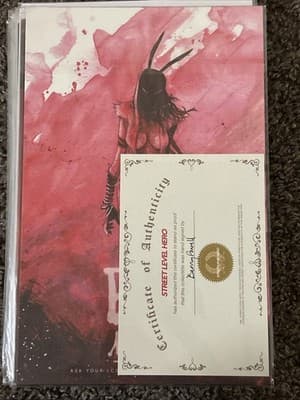 White Widow #7 (2023 Absolute) Variant Signed Benny Powell W/COA Auto - Thumbnail 2