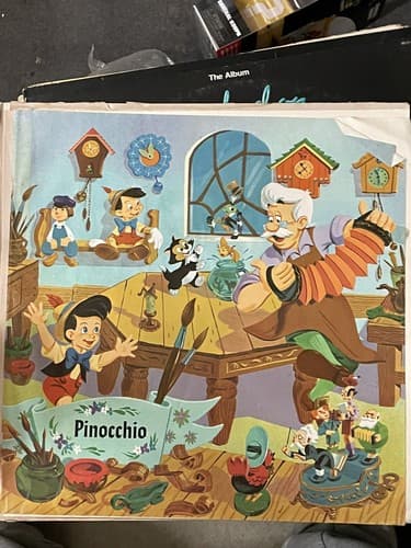 A Disneyland Record, Disney's Pinocchio, Complete Story, Music, Songs, And Book - Thumbnail 2