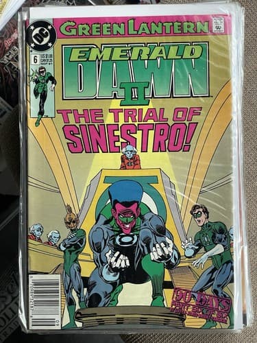 Green Lantern Emerald Dawn II #1 - 3, 5, 6 (1991 DC) Sinestro Lot Of 5 - Thumbnail 6