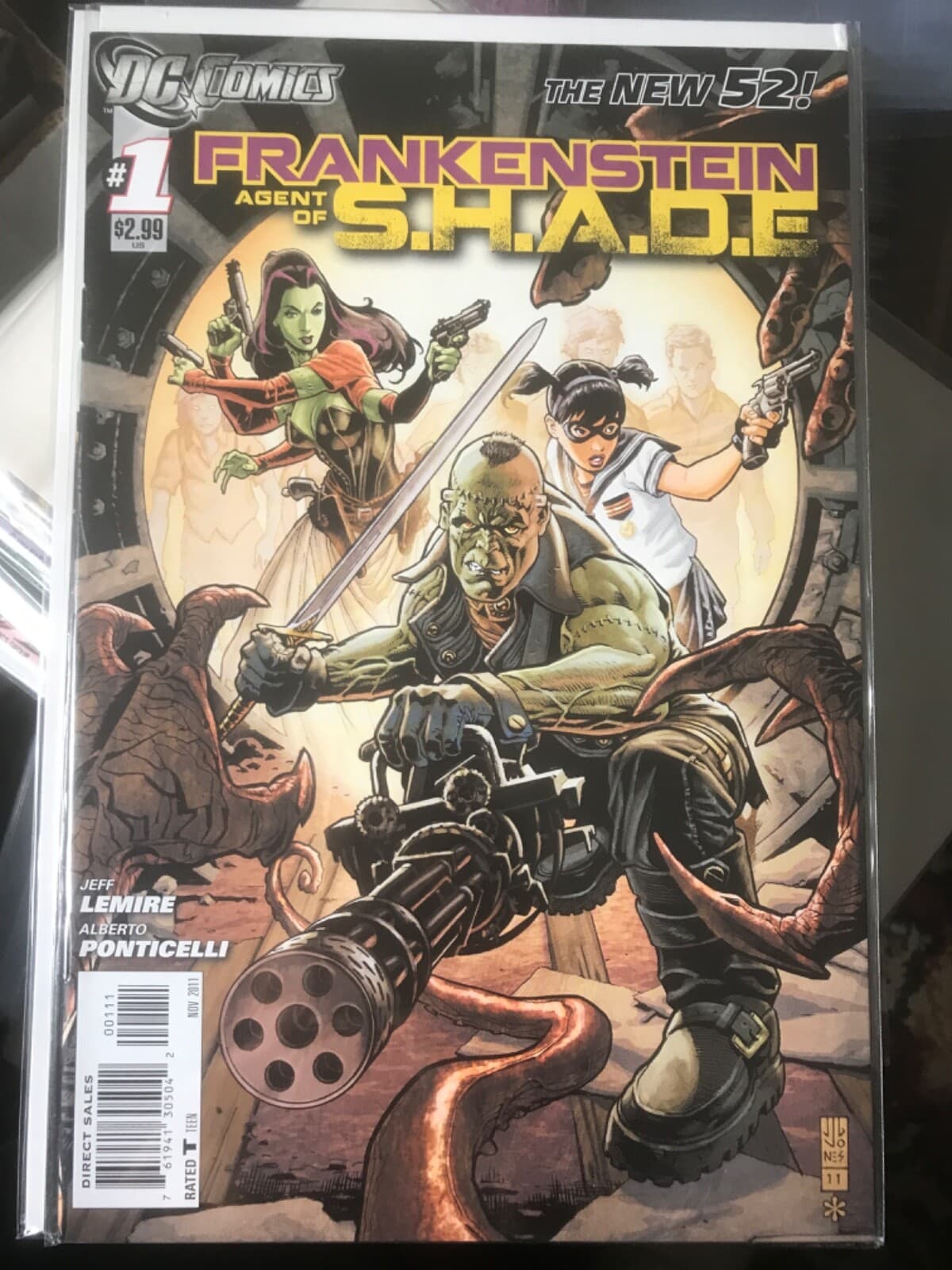 Frankenstein, Agent of S.H.A.D.E. #1 (DC 2011) New 52 - Image 1