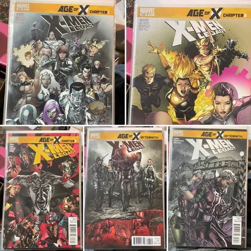 Lot Of 5 X-MEN LEGACY 245-249 Aftermath (2008 Marvel) Age Of X ðï¸ððï¸ - Image 1