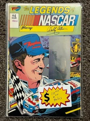 Vortex Comics Legends of NASCAR #4 #6 Lot Racing Comics Holo Window Covers - Thumbnail 2