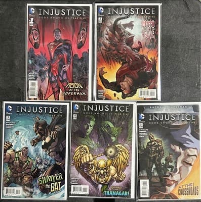DC Comics Injustice Gods Among Us Year Five Issues 1-5 Set Bagged Boarded Bundle - Image 1