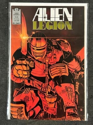 Alien Legion Epic Comics #4 #5 1988 VF Vintage Comics April June Bagged Boards - Thumbnail 3