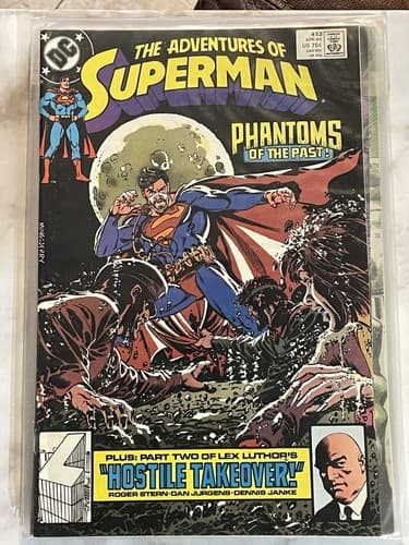 Lot Of 8 Adventures of Superman #451 - 458 (1989 DC) Lex Luther - Thumbnail 4