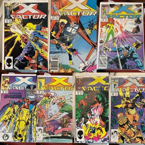 Lot Of 7 X-Factor #16 - 22 (1987 Marvel) 4 KEYS Horsemen Of Apocalypse - Image 1