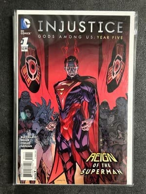 DC Comics Injustice Gods Among Us Year Five Issues 1-5 Set Bagged Boarded Bundle - Thumbnail 2