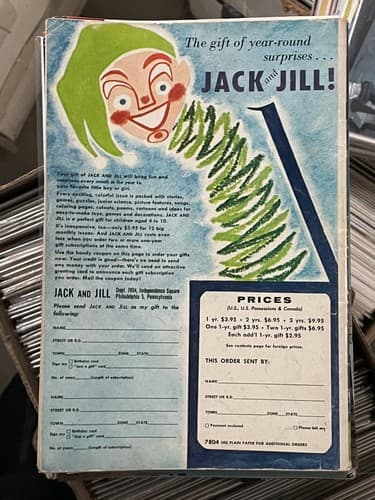 Jack & Jill Magazine April 1961 Vintage Childrenâs Entertainment Kokomo Jr TV - Thumbnail 2