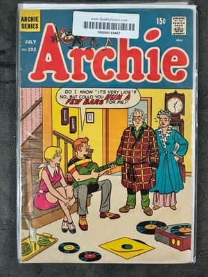 Archie Comics Lot 5 Issues No 191 192 193 194 195 12-15c Vintage Classic - Thumbnail 3