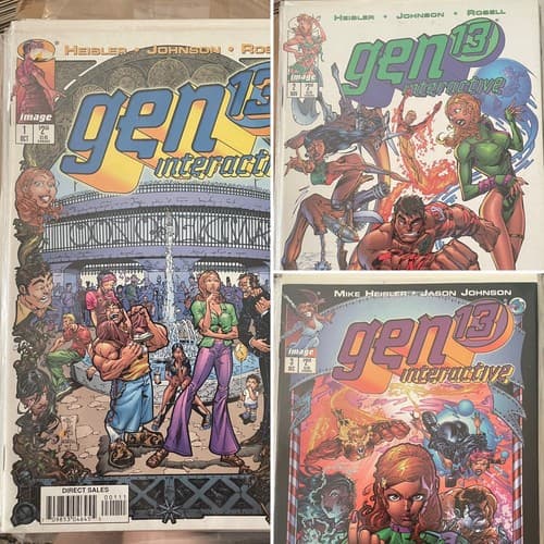Lot Of 3 GEN 13 INTERACTIVE #1 - 3 (1997 Image) - Image 1