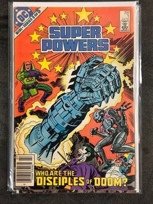DC Super Powers Comic Book Mini Series 1-5 Complete Set 1984 Jack Kirby Covers - Thumbnail 2