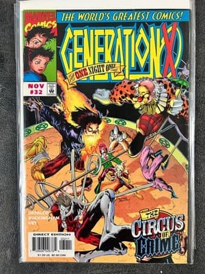 Marvel Generation X Comic Lot 4 Issues #31 #32 #34 #35 Direct Edition Bagged - Thumbnail 3