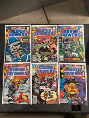 DC Comics Super Powers 1-6 Complete Mini Series 1985 Darkseid 75c Set VF+ Bagged - Image 1