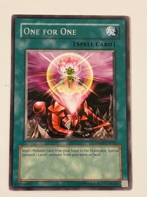YuGiOh One for One Spell Card DP09-EN018 1st Edition & Unlimited Konami Common - Thumbnail 4