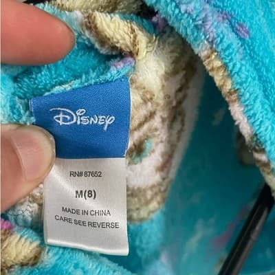 Disney FROZEN Blue and Cream Plush Fabric - Thumbnail 2