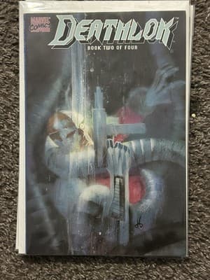 Deathlok #1 - 4 (1990 Marvel) Complete Set Of 4 - 1 KEY ISSUE - Mini Series - Thumbnail 3