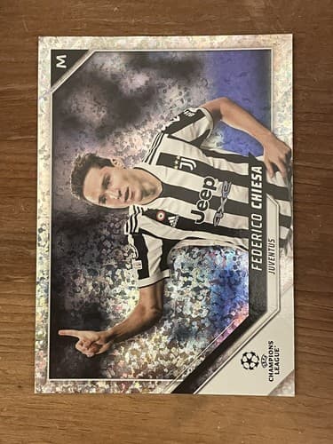 2021-22 Topps UEFA Champion's League Federico Chiesa - Speckle Parallel #137 - Image 1