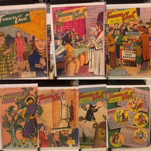 Lot of 7 Treasure Chest Vol. 7 #2, 9, 12, 14, 18, 19 20 (1952 George Pflaum) - Image 1