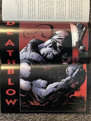 Deathblow #1 Red Foil & 2 Back-Up Cover Cybernary (1993 Image Comics) Pin-Up. - Thumbnail 5