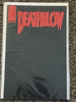 Deathblow #1 Red Foil & 2 Back-Up Cover Cybernary (1993 Image Comics) Pin-Up. - Thumbnail 2