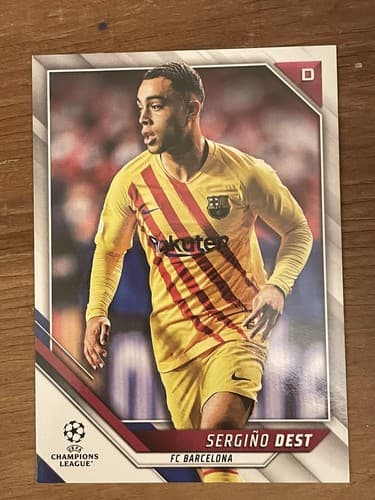 2022 Topps UEFA Champions League Sergino Dest Card #111 - Image 1