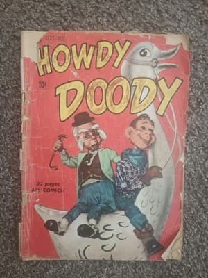 HOWDY DOODY #4 (1950 Dell) Photo Cover! - Image 1