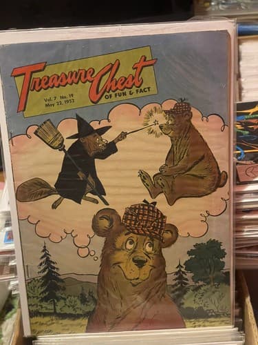 Lot of 7 Treasure Chest Vol. 7 #2, 9, 12, 14, 18, 19 20 (1952 George Pflaum) - Thumbnail 7