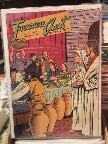 Lot of 7 Treasure Chest Vol. 7 #2, 9, 12, 14, 18, 19 20 (1952 George Pflaum) - Thumbnail 3
