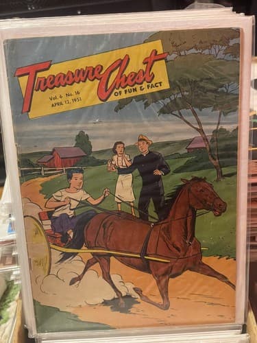 Treasure Chest Vol. 6 #12, 16, 19, 20 (1951 George Pflaum) Lot Of 4 - Thumbnail 3