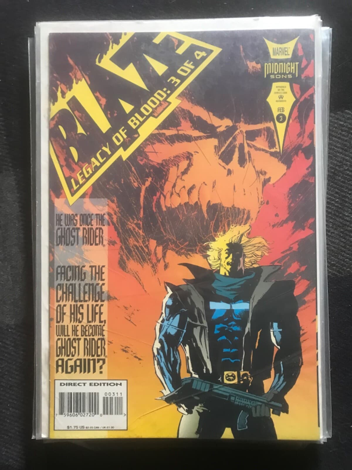 Blaze: Legacy of Blood #1 - 4 (1993 Marvel) Complete Set of 4 - Thumbnail 5