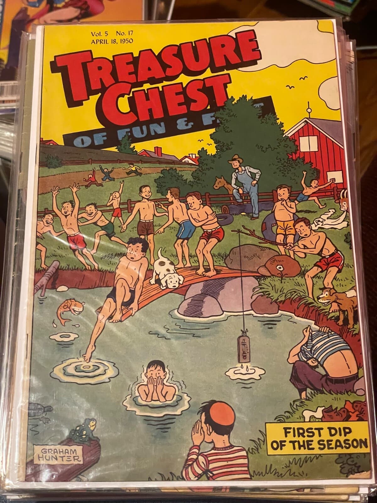 Treasure Chest of Fun and Fact Volume 5 #17 - 20 (1950 George Pflaum) Lot Of 4 - Thumbnail 2