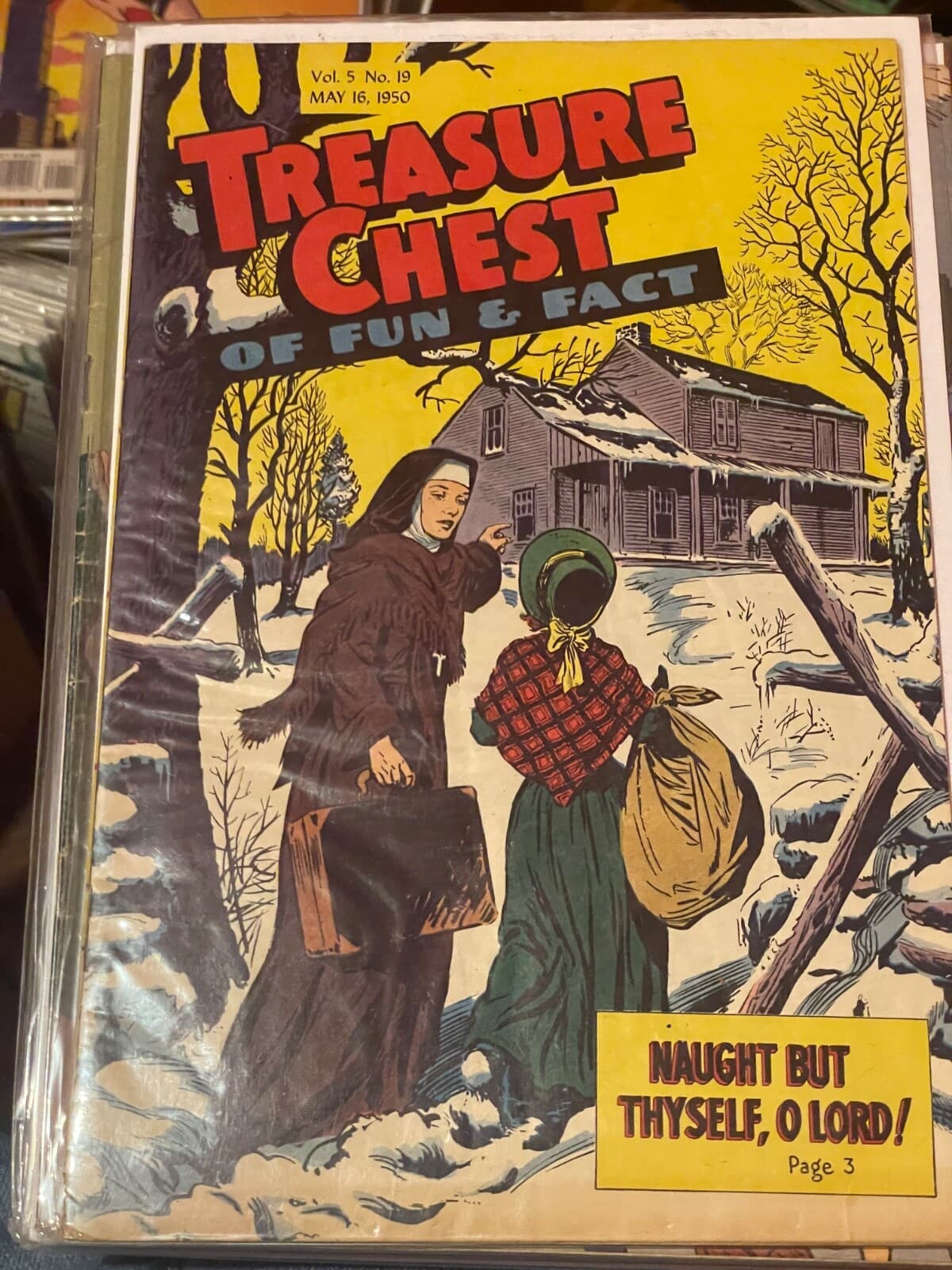 Treasure Chest of Fun and Fact Volume 5 #17 - 20 (1950 George Pflaum) Lot Of 4 - Thumbnail 4