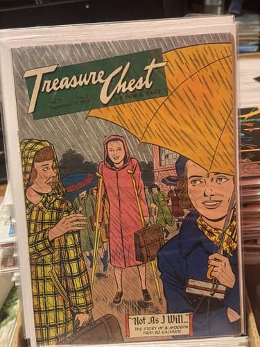 Lot of 7 Treasure Chest Vol. 7 #2, 9, 12, 14, 18, 19 20 (1952 George Pflaum) - Thumbnail 2