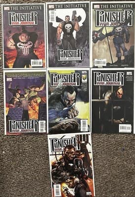 Punisher War Journal Vol. 2 #6, 7, 9, 12, 23, 24, 26 (2006 Marvel) Lot 7 1 Key - Image 1