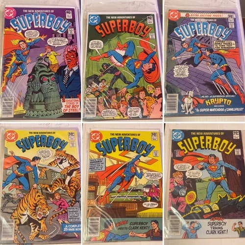 New Adventures of Superboy Issue #2, 3, 10, 13, 15, 16 (1980 Marvel) Newsstand - Image 1