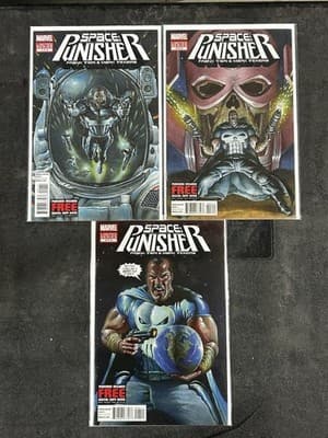Space Punisher #1, 3, 4 (2012 Marvel) Lot Of 3 Limited Series - Image 1